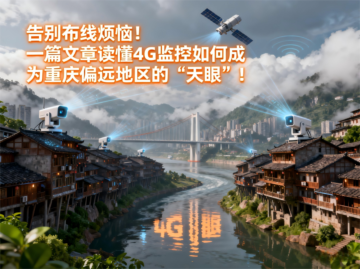 重庆监控安装偏远地区的“天眼”！告别布线烦恼！