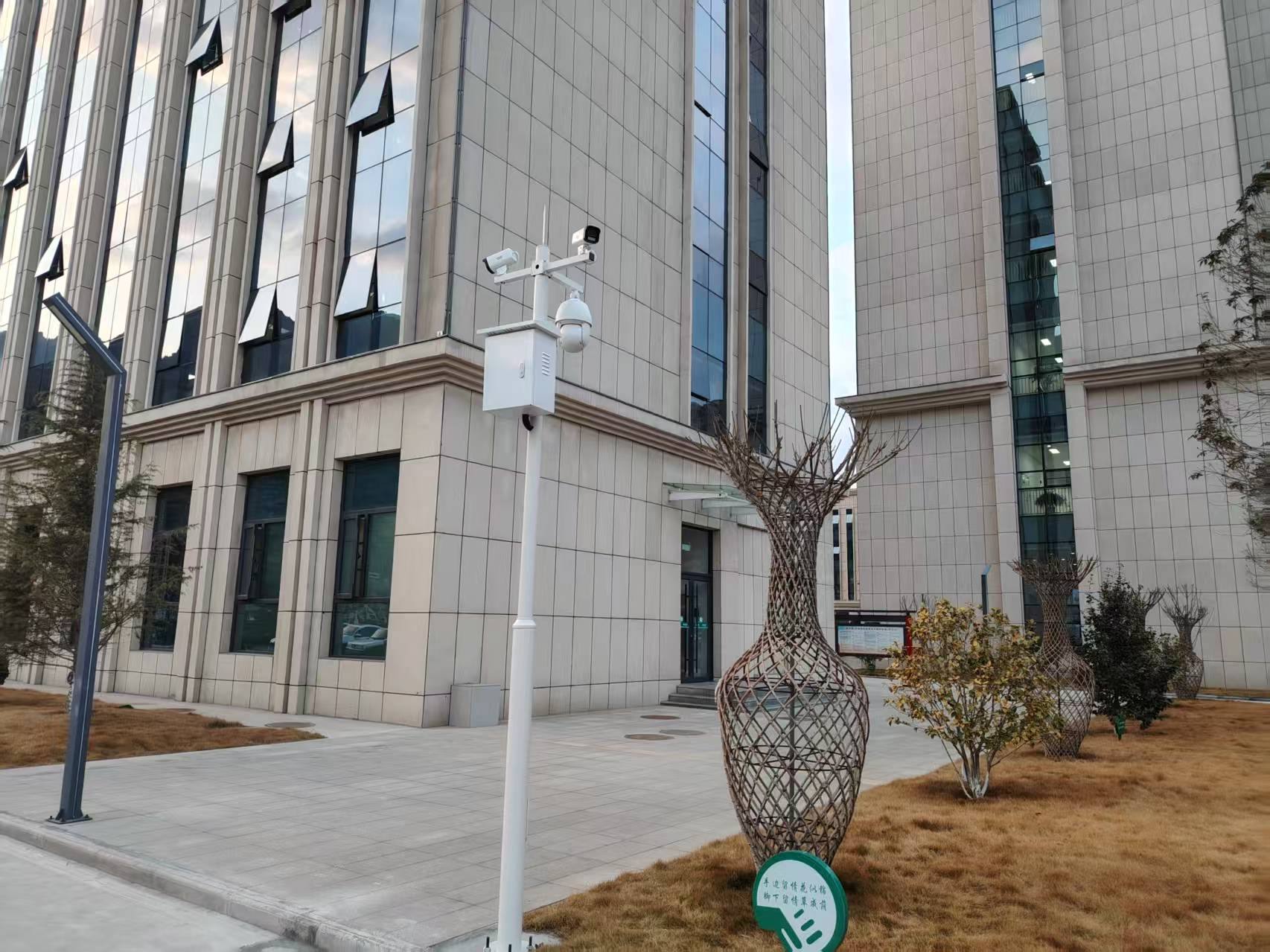 重庆某单位园区监控摄像头系统安装